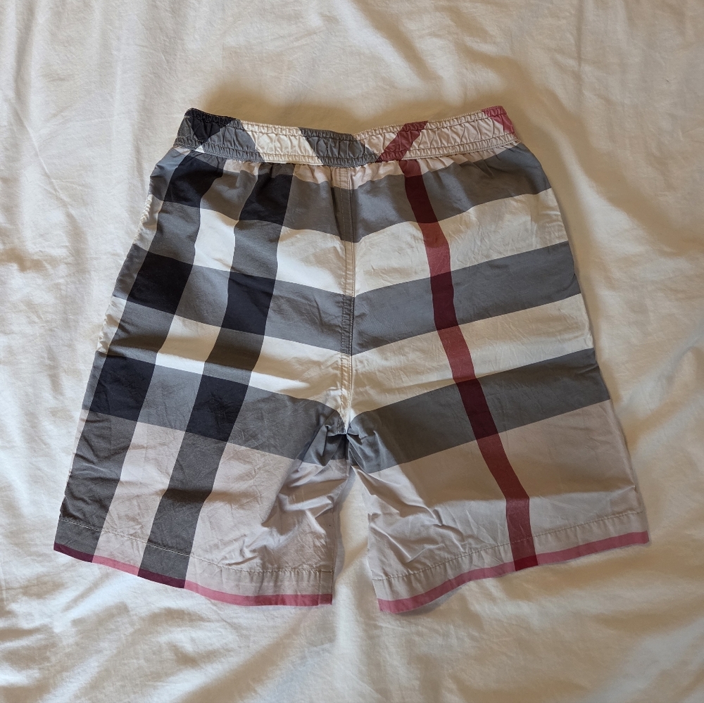 Boys Kids BURBERRY Children Swim Trunks Size 10Y - Picture 5 of 8